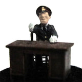 Sakatsu Dolls Series Manabe Collection Seated Station Staff : Sakatsu Painted Complete HO(1:87) 7510