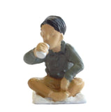 Sakatsu Dolls Series Manabe Collection - Drinking At Night (with Zabuton) : Sakatsu Painted Complete HO(1:87) 7522