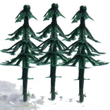 Conifer 5cm 3pcs : Sakatsuu Finished product Non-scale 7605