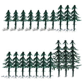Conifer 3cm 7pcs, 5cm 10pcs, 7cm 3pcs Variety pack : Sakatsuu Finished product Non scale 7702