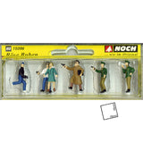 Hostage taker and policeman : Noch painted complete set HO(1:87) 15096