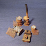 二战期间仓促建造的鼓炉：规模现实：弗雷德里克斯未上漆套件 1:35 35209