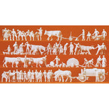 Farmer - 52 pieces: Preiser - unpainted kit HO (1:87) 16354