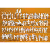 Carnival people 68 pieces : Preiser assembly kit HO (1:87) 16355