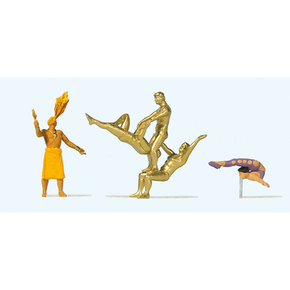 Circus acrobats : Preiser - Painted HO (1:87) 20266