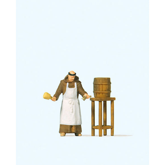 Friar tapping beer : Preiser - Painted HO(1:87) 28218