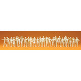 Passers-by, standing and walking: Preiser Unpainted Kit 1:72 72512