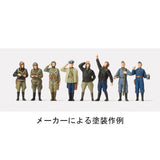 Standing pilots. Ground crew. USSR: Preiser Unpainted Kit, 1:72, 72543