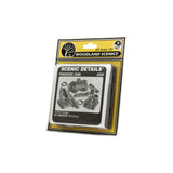 Trash by the tracks: Woodland unpainted kit HO(1:87) D202