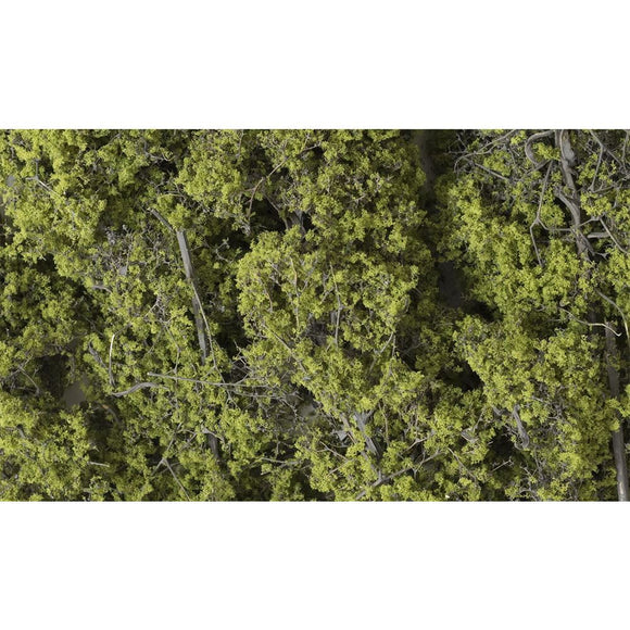 Tree material set, light green tree (fine leaf foliage light green) : Woodland Materials Non-scale F1132