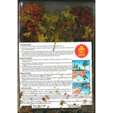 Tree Material Set - Red Leaved Tree (Fine Leaf foliage Fall Mix) : Woodland Materials Non-scale F1135