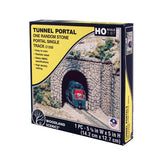 Tunnel Portal : Woodland Unpainted Kit HO (1:87) C1255