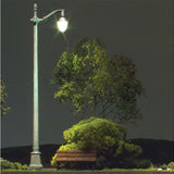 Street light with LED, iron pole type, size N, set of 3, JP5639: Woodland, complete painted N (1:160), Just Plug compatible