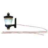 Farola con LED, aplique para exterior, tipo rectangular clásico, tamaño N, juego de 2, JP5659: Woodland, pintado completo, N (1:160), compatible con Just Plug