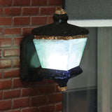 Farola con LED, aplique para exterior, tipo rectangular clásico, tamaño N, juego de 2, JP5659: Woodland, pintado completo, N (1:160), compatible con Just Plug