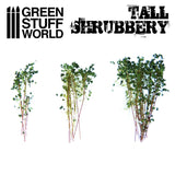 Diorama material Tall Shrubbery dark green : Green Stuff World Material Non-scale GSWD-9924