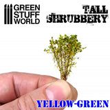 Diorama material Tall Shrubbery Yellow Green : Green Stuff World Material Non-scale GSWD-9926