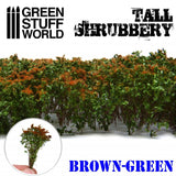 Diorama material Tall Shrubbery Brown Green : Green Stuff World Material Non-scale GSWD-9930