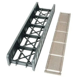 70-Foot Single-Track Through-Girder Bridge Kit: Walsers Unpainted Kit, HO (1:87) 4502