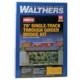 70-Foot Single-Track Through-Girder Bridge Kit: Walsers Unpainted Kit, HO (1:87) 4502