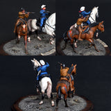 TEXSAS,1874 Lone Ranger with Tonto: Gentaro Asaki painted 1:35
