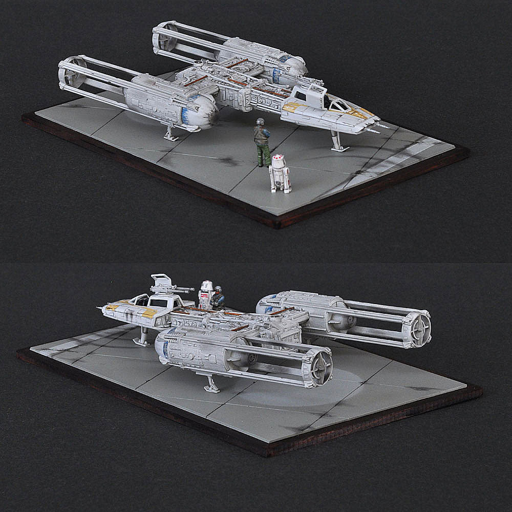 Y-WING FIGHTER Y-Wing: Gentaro Asaki painted 1:72 – Sakatsu Global