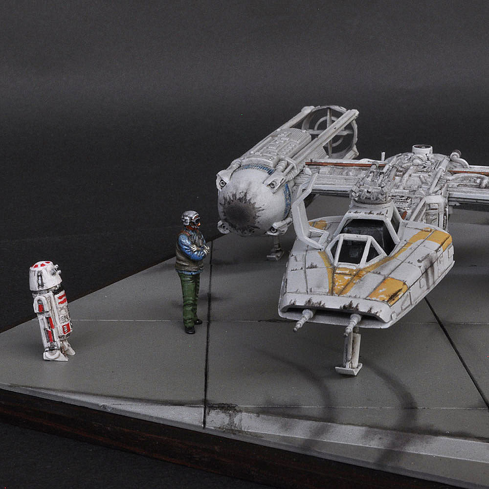 Y-WING FIGHTER Y-Wing: Gentaro Asaki painted 1:72 – Sakatsu Global