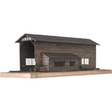 Garaje de trenes en el campo: Matsui Koki Producto terminado HO (1:80)