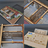 Meiji-mura Station 1:87 HO Narrow Display Stand : Toshio Itoh Pre-painted HO(1:87)