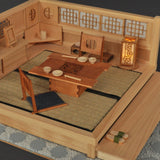 Japanese Style Setting "Twilight" : Toshio Itoh Pre-painted 1:12 Scale