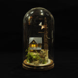 House with Windmill : Lion Model Sho Fujihira - Painted - 1:150 size
