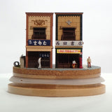 Signboard architecture (2 buildings) : Showa Romando diorama work 1:150 scale