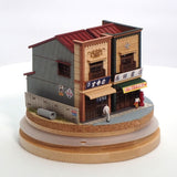 Signboard architecture (2 buildings) : Showa Romando diorama work 1:150 scale
