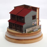 Signboard architecture (2 buildings) : Showa Romando diorama work 1:150 scale