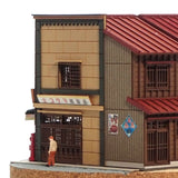 Signboard architecture (2 buildings) : Showa Romando diorama work 1:150 scale