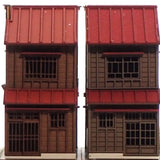 Signboard architecture (2 buildings) : Showa Romando diorama work 1:150 scale