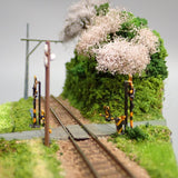 [Limited to 3 units] N Scale Mini Layout - Spring Level Crossing : KDF Diorama work 1:150 size