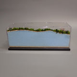[Limited to 3 units] N Scale Mini Layout - Mountain Small Station with Cherry Blossoms : KDF Diorama work 1:150 size