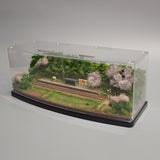[Limited to 3 units] N Scale Mini Layout - Spring Small Station : KDF Diorama work 1:150 size