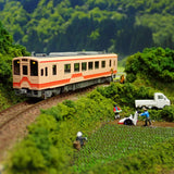 [Limited to 3 units] N Scale Mini Layout "Rice Planting": KDF Diorama work 1:150 size