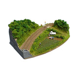 [Limited to 3 units] N Scale Mini Layout "Rice Planting": KDF Diorama work 1:150 size