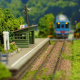 [Limited to 3 units] N Scale Mini Layout "Around the time of rice planting": KDF Diorama work 1:150 size
