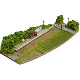[Limited to 3 units] N Scale Mini Layout "Around the time of rice planting": KDF Diorama work 1:150 size