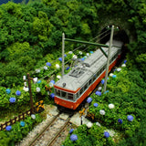 N Gauge Mini Layout "Hakone Tozan Railway, Ohdaira Tunnel Crossing": KDF Diorama Work, 1:150 Scale