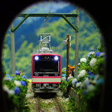 N Gauge Mini Layout "Hakone Tozan Railway, Ohdaira Tunnel Crossing": KDF Diorama Work, 1:150 Scale