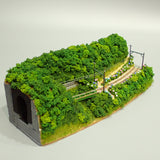 N Gauge Mini Layout "Hydrangea Path": KDF Diorama Work, 1:150 Scale