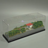 N Gauge Mini Layout "Rainy Season - Single-Platform Station": KDF Diorama Work, 1:150 Scale