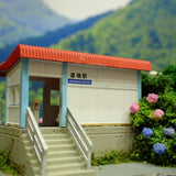 N Gauge Mini Layout "Rainy Season - Single-Platform Station": KDF Diorama Work, 1:150 Scale