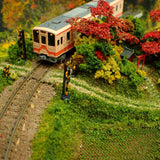 N Gauge Mini Layout [Autumn Leaves and Shrine Curve]: KDF Painted Finished Product 1/150 Size