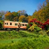 N Gauge Mini Layout [Autumn Leaves and Shrine Curve]: KDF Painted Finished Product 1/150 Size
